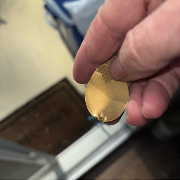 HANDMADE NECKACE COPPER TEAL 13” TOTAL LENGTH WITH PENDENT CORDED ROPE 11.5” - Picture 8 of 8